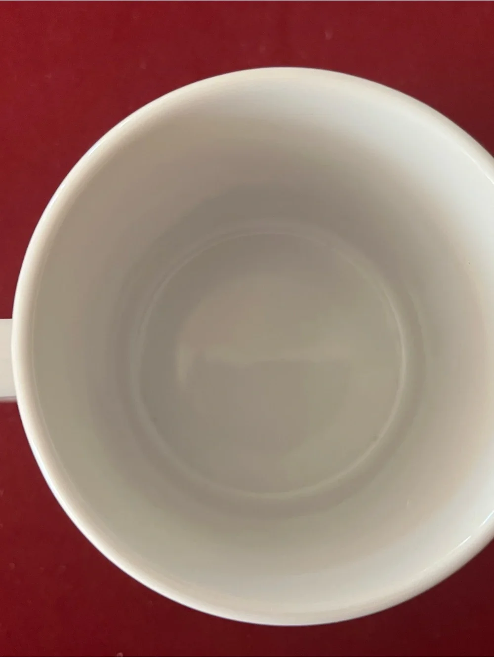 Las Vegas Ceramic Coffee Mug - White and Red
